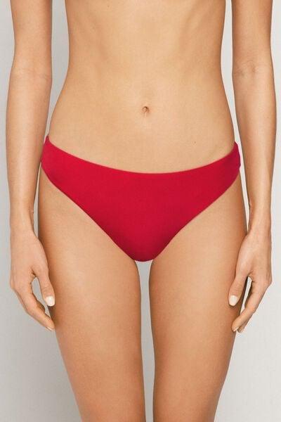 Red Timeless Look Brazilian Bikini Bottoms, 5701_290Z, large image number 1