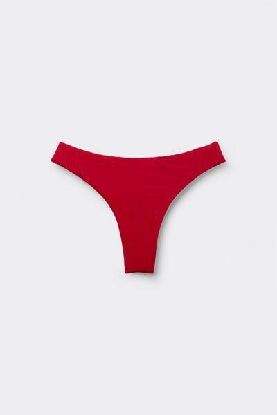 Red Timeless Look Brazilian Bikini Bottoms, 5701_290Z, large image number 4