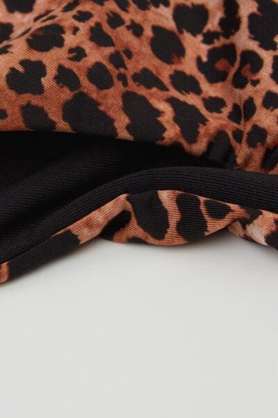Brown Savage Sun Animal Print Brazilian Bikini Bottoms, 5701_294Z, large image number 5