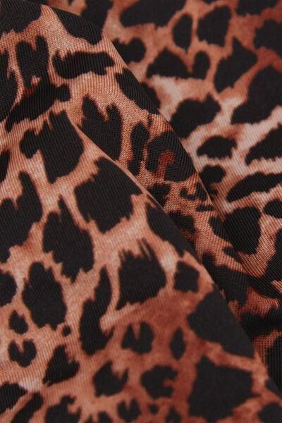 Brown Savage Sun Animal Print Brazilian Bikini Bottoms, 5701_294Z, large image number 6