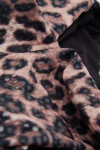 Brown Wild Soul Animal Print Brazilian Bikini Bottoms, 5701_299Z, large image number 6