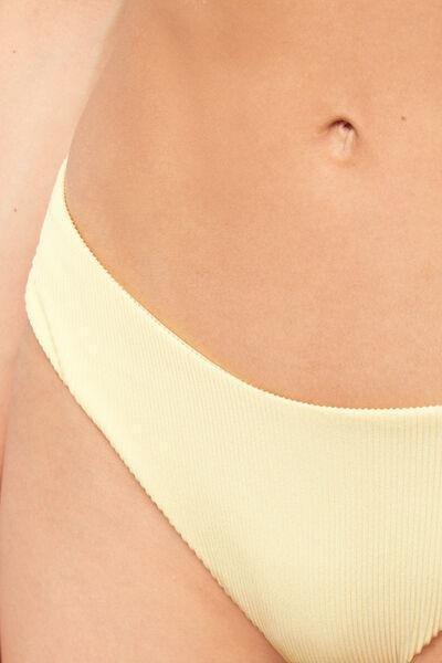 Yellow Sunny Days Brazilian Bikini Bottoms, 5701_564Z, large image number 3