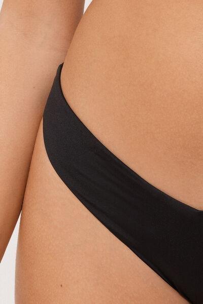 Black V-Cut Brazilian Bikini Bottoms, , large image number 3