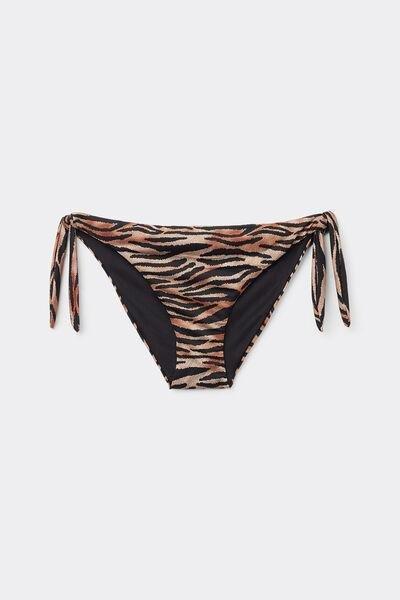 Multicolour Adjustable Ties Bikini Bottoms, 5701_521Y, large image number 4