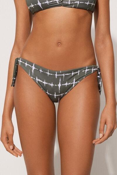 Multicolour Adjustable Ties Bikini Bottoms, , large image number 0