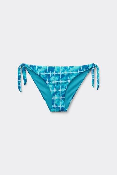 Blue Bow Detail Bikini Briefs, 5701_515Y, large image number 4