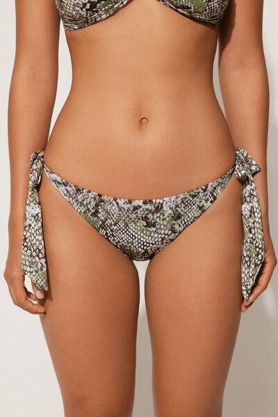 Multicolour Tie-Detail Bikini Bottoms, , large image number 0