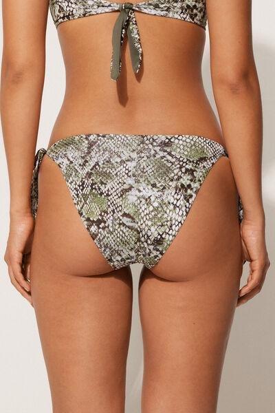 Multicolour Tie-Detail Bikini Bottoms, , large image number 2