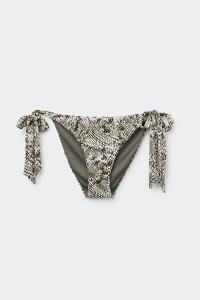 Multicolour Tie-Detail Bikini Bottoms, , large image number 4