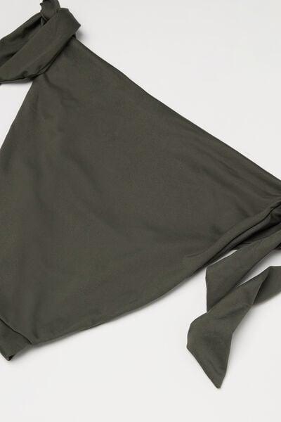 Green Timeless Look Tie Detail Bikini Bottoms, 5701_226Z, large image number 6