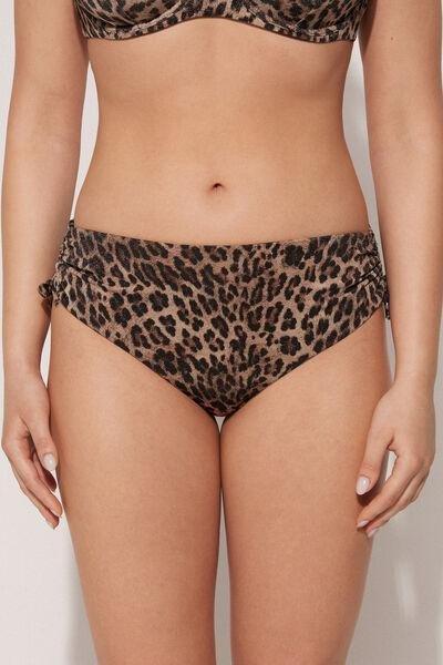 Multicolour High-Waist Bikini Briefs, , large image number 0