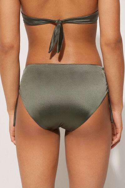 Green High-Waist Bikini Briefs, , large image number 2
