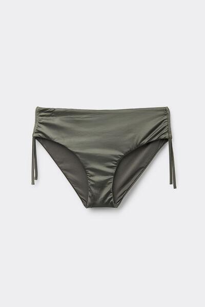 Green High-Waist Bikini Briefs, , large image number 4