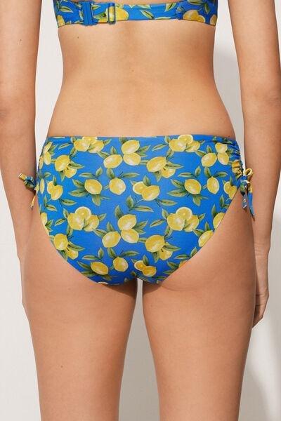 Yellow High Waist Bikini Bottoms, 5701_900Y, large image number 2