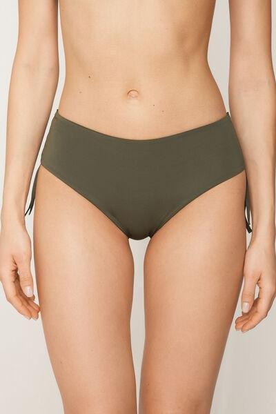 Green Timeless Look High-Cut Bikini Bottoms, 5701_226Z, large image number 1