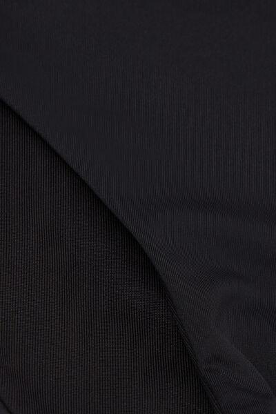 Black Recycled Micro High-Cut Bikini Bottoms, Black, large image number 6