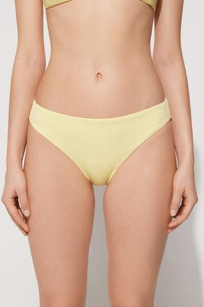 Yellow Dreamy Effect Bikini Briefs, , large image number 0