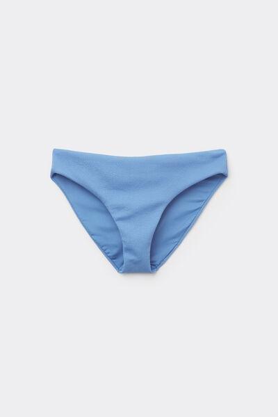 Blue Ribbed Bikini Briefs, , large image number 4