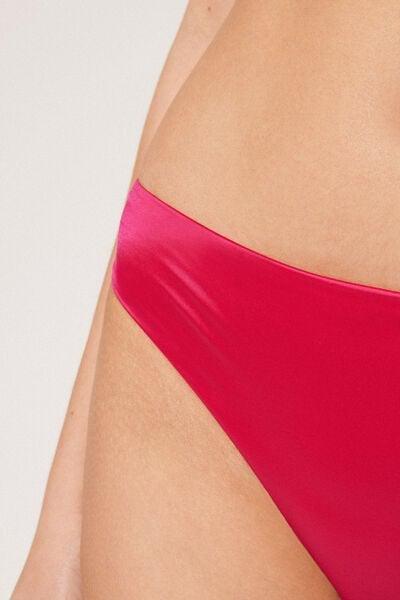 Pink Shiny Glam Bikini Briefs, 5701_497Y, large image number 3