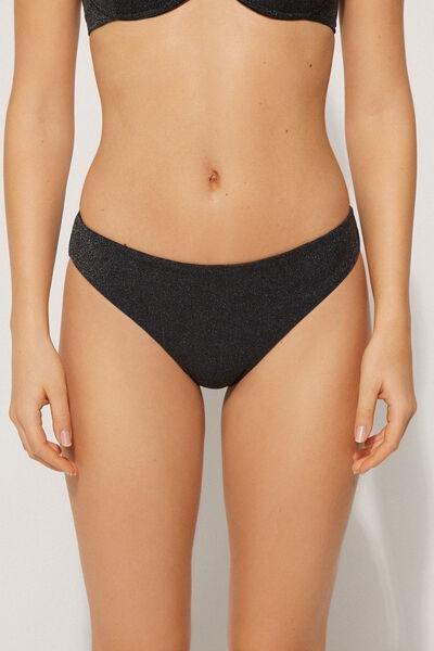 Black Sparkling Diva Bikini Briefs, , large image number 0