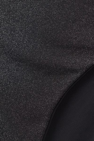 Black Sparkling Diva Bikini Briefs, Black, large image number 5