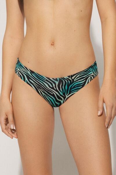 Multicolour High-Leg Bikini Bottoms, 5701_507Y, large image number 1
