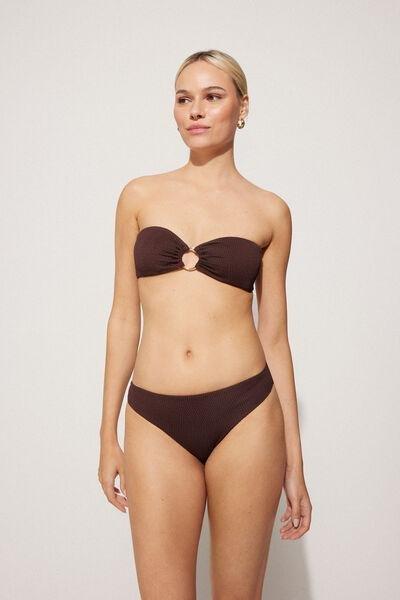 Brown Dreamy Effect Bikini Bottoms, 5701_779Y, large image number 0