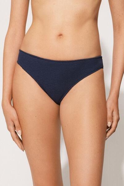 Navy Wavy Classic Bikini Bottoms, 5701_772Y, medium