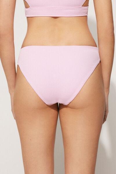 Pink Ribbed Bikini Bottoms, 5701_899Y, large image number 2