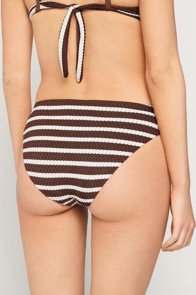 Brown Desert Stripes Classic Bikini Bottoms, 5701_277Z, large image number 2