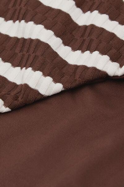 Brown Desert Stripes Classic Bikini Bottoms, 5701_277Z, large image number 5