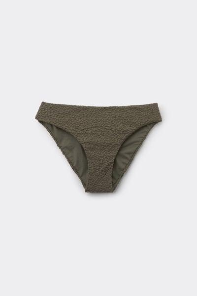 Green Crinkle Dune Classic Bikini Bottoms, 5701_226Z, large image number 4