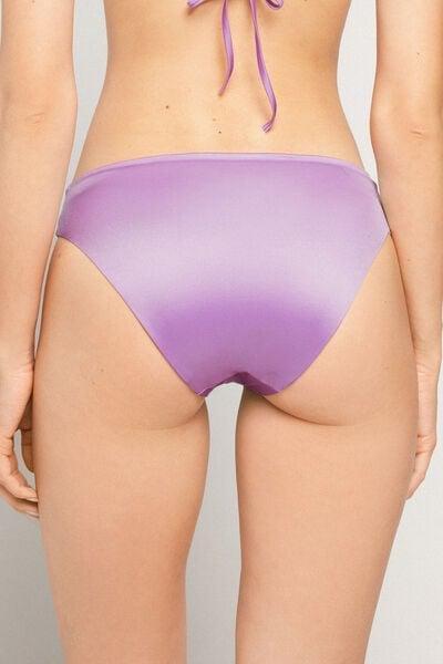Lilac Shiny Glam Classic Bikini Bottoms, 5701_288Z, large image number 2