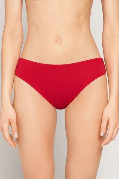 Red Timeless Look Classic Bikini Bottoms, 5701_290Z, large image number 1