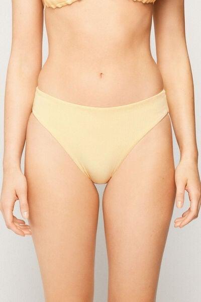 Yellow Sunny Days Classic Bikini Bottoms, 5701_564Z, large image number 1
