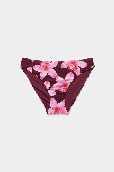 Pink Printed Hibiscool Classic Bikini Bottoms, 5701_571Z, large image number 4