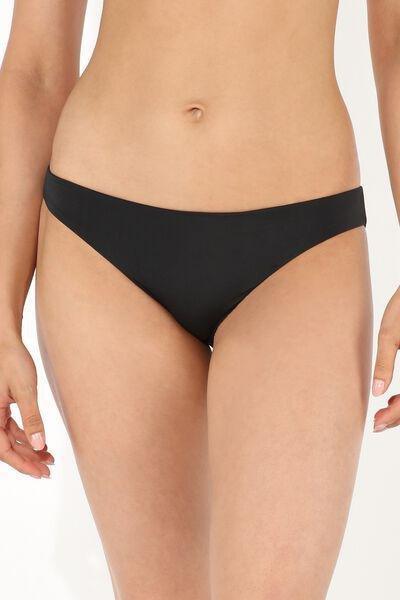 Black Brief Bikini Bottoms, , large image number 0