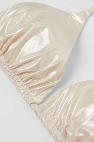 White Mermaid Glow Triangle Bikini Top, 5701_500Y, large image number 4