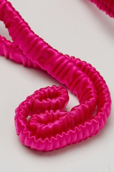 Pink Shiny Glam Triangle Bikini Top, 5701_497Y, large image number 6