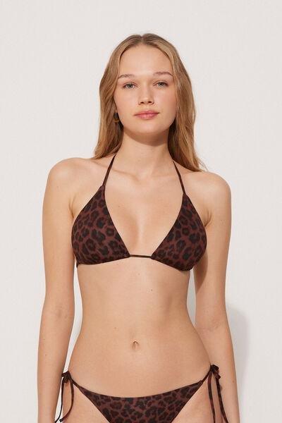 Brown Triangle Bikini Top, , large image number 0