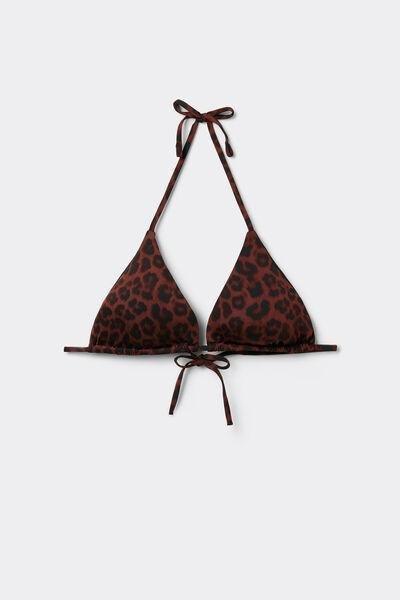 Brown Triangle Bikini Top, , large image number 4
