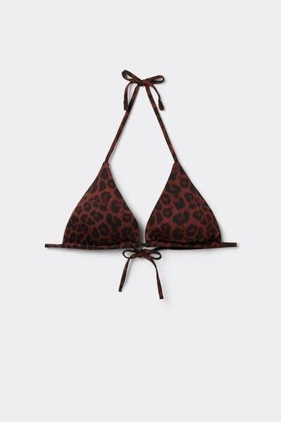 Brown Triangle Bikini Top, 5701_512Y, large image number 4