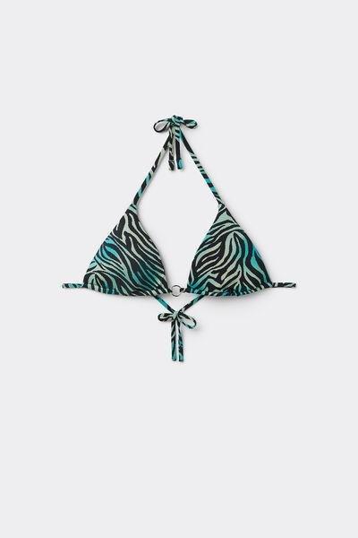 Multicolour Triangle Bikini Top, , large image number 4