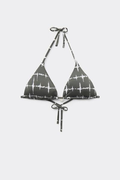 Green Wild Soul Triangle Bikini Top, , large image number 4