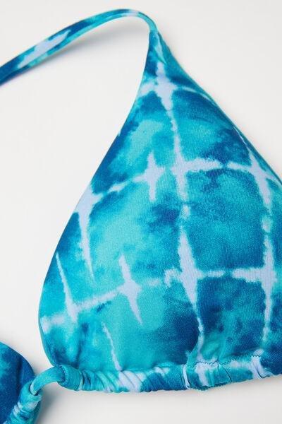 Blue Triangle Bikini Top, 5701_515Y, large image number 5