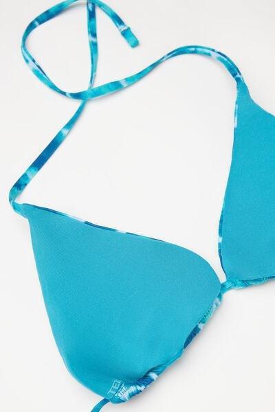 Blue Triangle Bikini Top, 5701_515Y, large image number 6