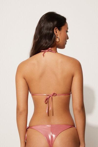 Pink Mermaid Glow Triangle Bikini Top, 5701_775Y, large image number 2