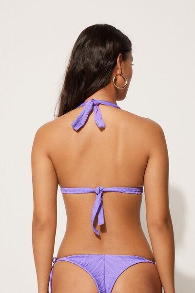 Lilac Wide Strap Triangle Bikini Top, , large image number 2