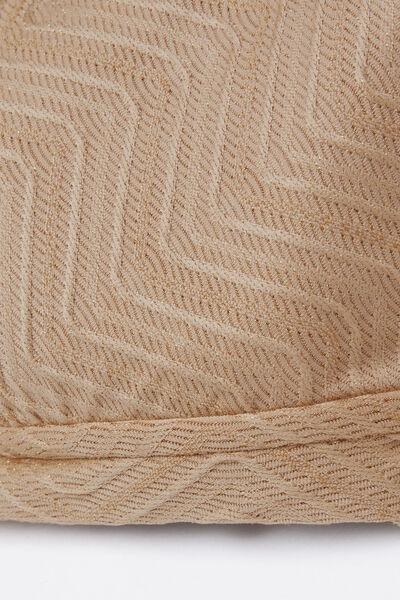 Beige Gold Sparkling Touch Triangle Bikini Top, 5701_286Z, large image number 6