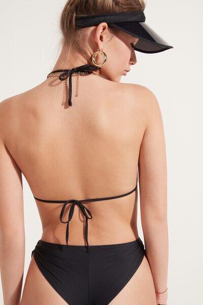 Black Triangle Bikini Top, , large image number 2